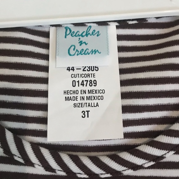 NWT peaches n cream 2 piece outfit adorable for fall 3T and 4T available - Picture 3 of 4